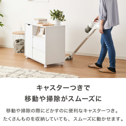 木製ラック 衣類収納 タンス 引き出し リビング収納 スリムラック キャスター付 サイドボード テレビラック テレビ台 本棚 シェルフ ディスプレイラック サイドワゴン シンプル 木目調