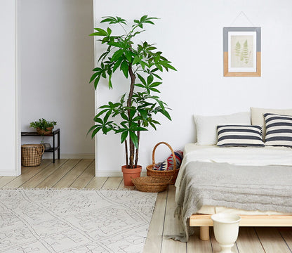 人工観葉植物 パキラ スタンダード フェイクグリーン インテリアグリーン 造花 観葉植物 鉢植え 人工 フェイク グリーン(代引不可)