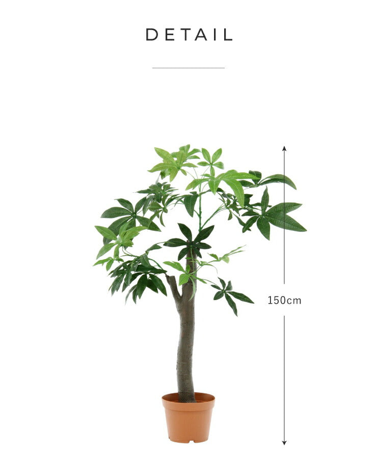 人工観葉植物 パキラ 朴の木タイプ フェイクグリーン インテリアグリーン 造花 観葉植物 鉢植え 人工 フェイク グリーン(代引不可)