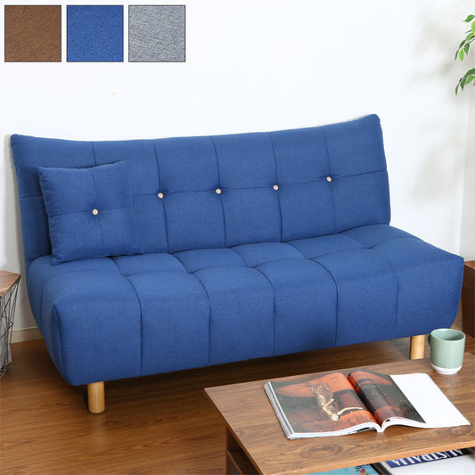 ソファ 2人掛け 2.5人掛け 幅153 おしゃれ 北欧 ファブリック カフェ ソファー sofa 二人掛け 2.5P ローソファ フロアソファ かわいい(代引不可)