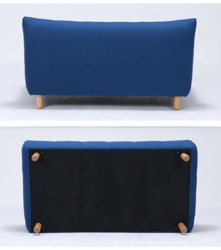 ソファ 2人掛け 2.5人掛け 幅153 おしゃれ 北欧 ファブリック カフェ ソファー sofa 二人掛け 2.5P ローソファ フロアソファ かわいい(代引不可)
