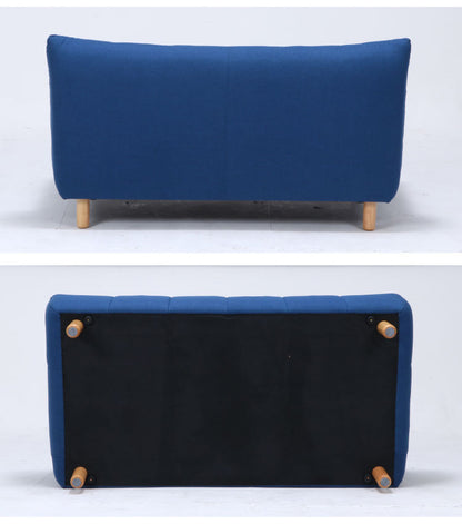 ソファ 2人掛け 2.5人掛け 幅153 おしゃれ 北欧 ファブリック カフェ ソファー sofa 二人掛け 2.5P ローソファ フロアソファ かわいい(代引不可)