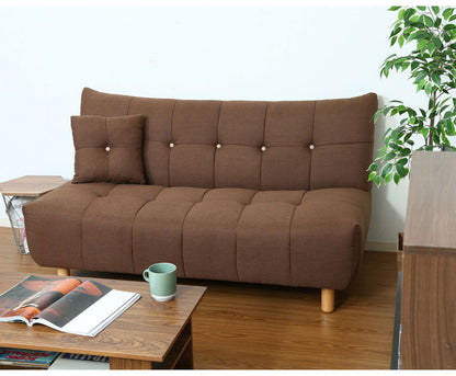 ソファ 2人掛け 2.5人掛け 幅153 おしゃれ 北欧 ファブリック カフェ ソファー sofa 二人掛け 2.5P ローソファ フロアソファ かわいい(代引不可)