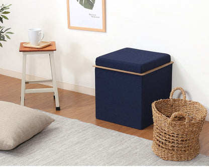 収納スツール スツール 収納付き イス おしゃれ 北欧 収納ボックス 収納ベンチ おもちゃ箱 シンプル 腰掛け スツール 1人掛け ボックススツール(代引不可)