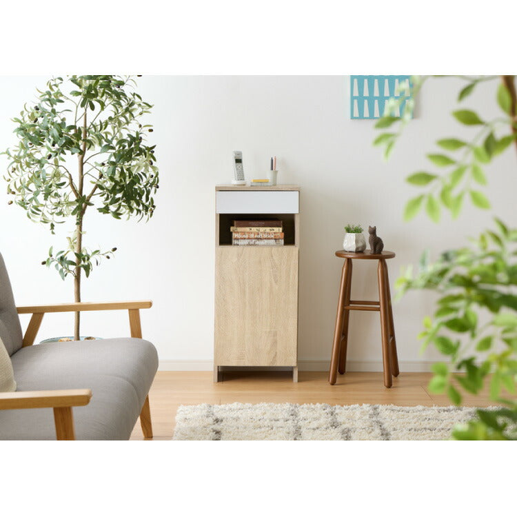 ルーター収納ボックス 電話台 Wi-Fi ラック 幅38 ケーブルボックス プリンター台 FAX台 木製 キャビネット サイドテーブル ナイトテーブル リビング 収納 モデム