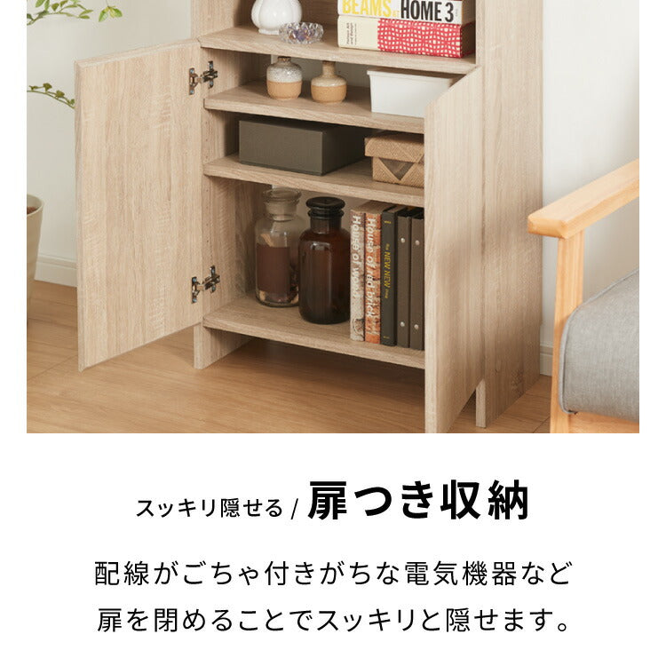 ルーター収納ボックス 電話台 Wi-Fi ラック 幅60 ケーブルボックス FAX