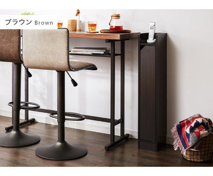 ルーター収納 Wi-Fi 収納 幅15 高さ90cm スリムラック サイドテーブル ナイトテーブル 電源タップ 電話台 隙間収納 薄型