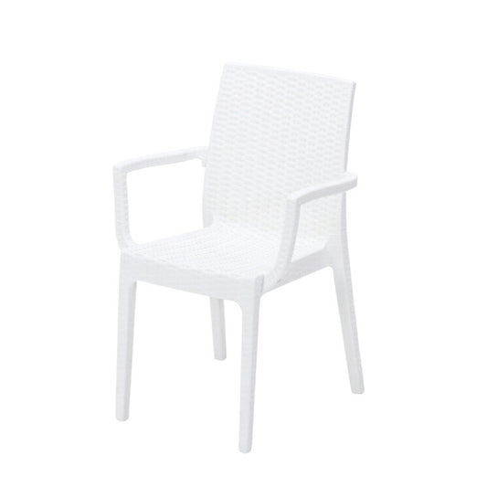 イタリア製・モダンデザインガーデンファニチャーシリーズ【Stella】ステラ 肘ありチェア単品(代引不可)