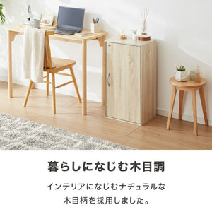 鍵付き収納ボックス 鍵付き 扉収納 可動棚 連結 本棚 シェルフ 収納家具 デスク ベッドサイド リビング ワンルーム 一人暮らし 新生活