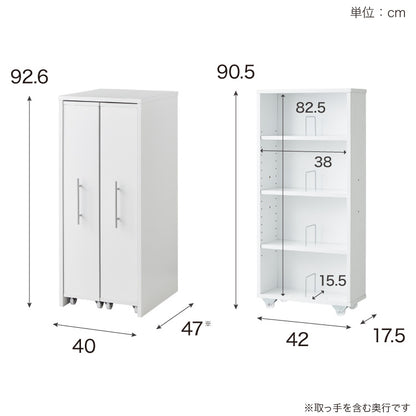 本棚 スライド スリム 2列 ハーフタイプ 大容量 キャスター付き スライド本棚 書棚 隙間 収納 省スペース コンパクト コミックラック CDラック おしゃれ 省スペース 北欧 シンプル 収納ラック 隠せる