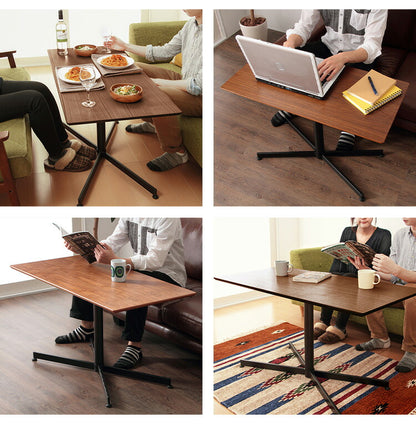 ウチカフェテーブル トラヴィ 105×50 木製 カフェ おしゃれ ダイニング 食卓 テーブル 机 デスク ダイニングテーブル (代引不可)