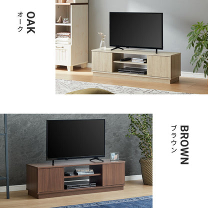テレビ台 ローボード 幅110 扉付き テレビボード TV台 32インチ 34インチ 42インチ 47インチ 木製 TVボード 収納 テレビラック オーク ブラウン ナチュラル オーク×ホワイト ミディアムブラウン×ブラック おしゃれ 木目