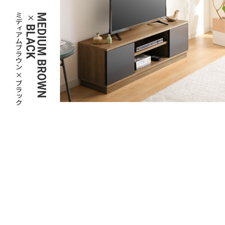テレビ台 ローボード 幅110 扉付き テレビボード TV台 32インチ 34インチ 42インチ 47インチ 木製 TVボード 収納 テレビラック オーク ブラウン ナチュラル オーク×ホワイト ミディアムブラウン×ブラック おしゃれ 木目