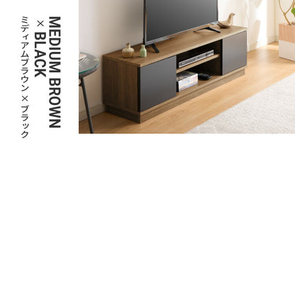 テレビ台 ローボード 幅110 扉付き テレビボード TV台 32インチ 34インチ 42インチ 47インチ 木製 TVボード 収納 テレビラック オーク ブラウン ナチュラル オーク×ホワイト ミディアムブラウン×ブラック おしゃれ 木目