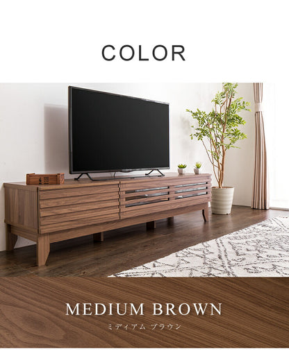 テレビ台 ライン 150幅 幅150cm テレビボード 格子 シンプル ローボード 組み立て 組立 AVボード AVラック TVボード 木製 TV台(代引不可)