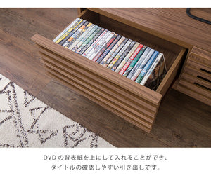 テレビ台 ライン 150幅 幅150cm テレビボード 格子 シンプル ローボード 組み立て 組立 AVボード AVラック TVボード 木製 TV台(代引不可)