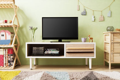 テレビ台 ブラウン 白 ホワイト おしゃれ テレビラック TV台 テレビ TV ラック テレビボード TVボード 収納 ボード サイドボード ローボード