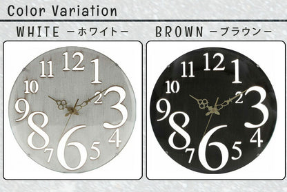 掛け時計 北欧 アンティーク 時計 壁掛け 木製 「壁掛け時計 レトロ」