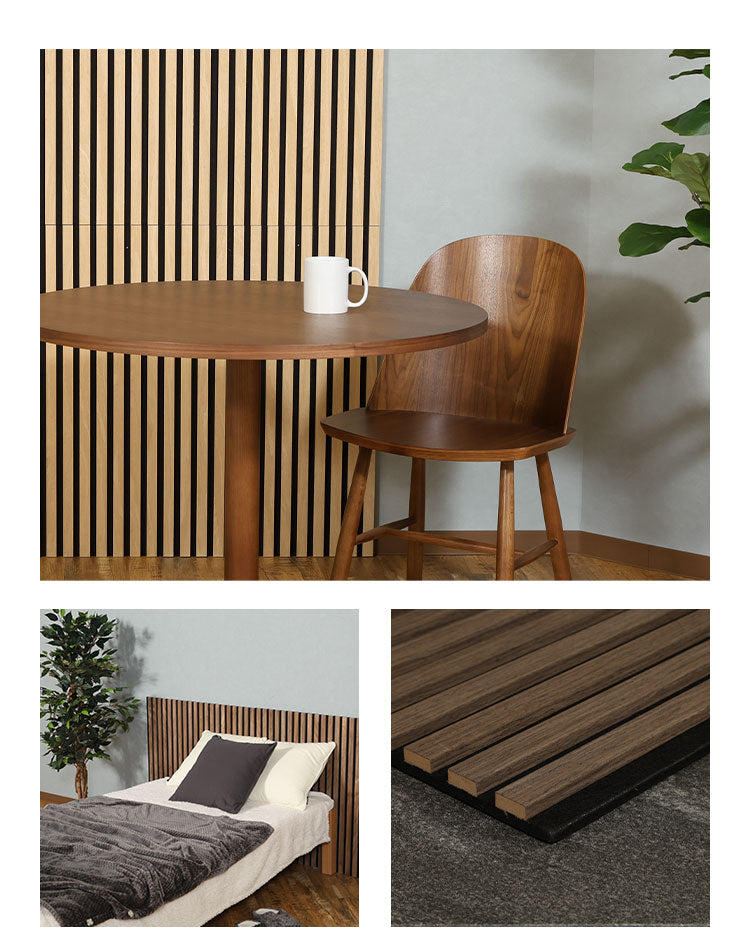 吸音パネル 80×40cm 4枚組 吸音材 吸音ボード 壁材 防音壁 天然木 木製 おしゃれ ウッドパネル 防音パネル フリーカット リビング オーディオルーム 声音防止 騒音軽減 楽器演奏 泣き声 音漏れ(代引不可)