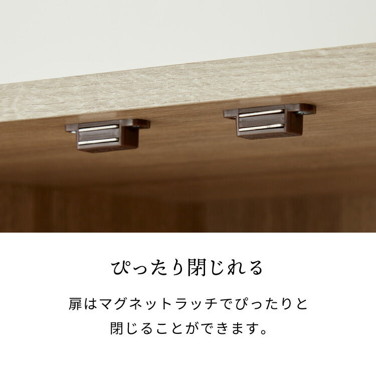 クローゼット ワードローブ ルーバー 幅60 奥行53 収納 ハンガー 棚 2段 衣服 アウター 収納 箪笥 タンス おしゃれ 北欧 大容量 オーク 木製 木目 リビング 収納棚