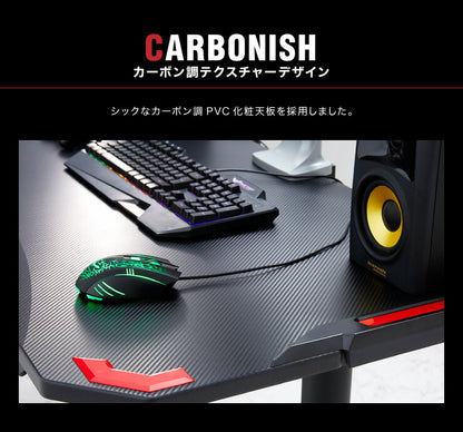 ガス圧昇降式ゲーミングデスク 幅120cm ハイタイプ ゲーミングデスク ゲームデスク 昇降式 デスク スタンディングデスク(代引不可)