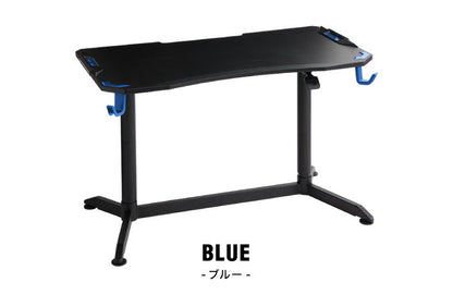 ガス圧昇降式ゲーミングデスク 幅120cm ハイタイプ ゲーミングデスク ゲームデスク 昇降式 デスク スタンディングデスク(代引不可)