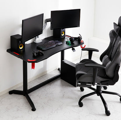 ガス圧昇降式ゲーミングデスク 幅120cm ハイタイプ ゲーミングデスク ゲームデスク 昇降式 デスク スタンディングデスク(代引不可)