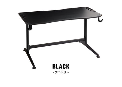 ゲーミングデスク 幅138 高さ73 奥行75 ゲームデスク PCデスク パソコン フック付き ヘッドホンフック デスク ゲーム用(代引不可)