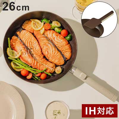 韓国発 Dr.HOWS フライパン 26cm 直火・IH対応 ルミ LUMI フライパン 26cm 取っ手付き 可愛い かわいい おしゃれ ドクターハウス