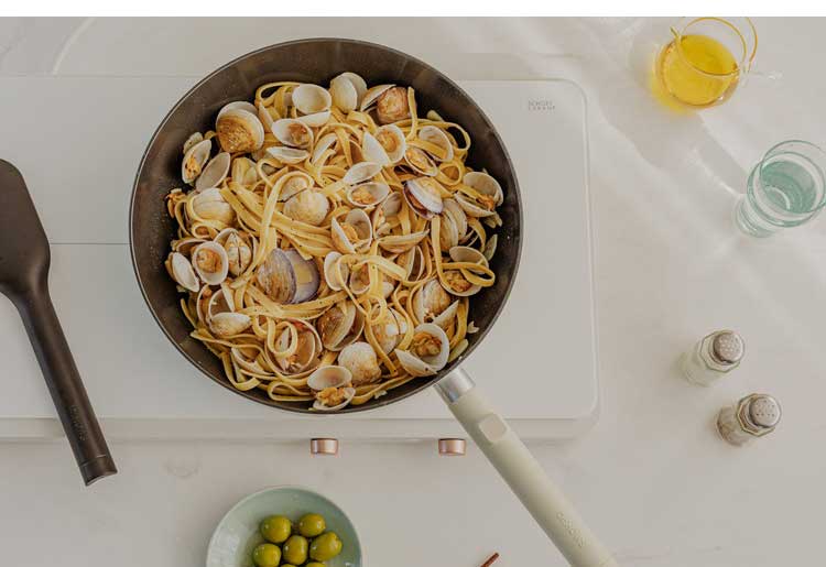 韓国発 Dr.HOWS フライパン 30cm 直火・IH対応 ルミ LUMI ウォックパン 30cm 取っ手付き 可愛い かわいい おしゃれ ドクターハウス