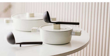 韓国発 Dr.HOWS 両手鍋 18cm フタ付き 直火・IH対応 ルミ 寄せ鍋 18cm 蓋付き 可愛い かわいい おしゃれ ドクターハウス