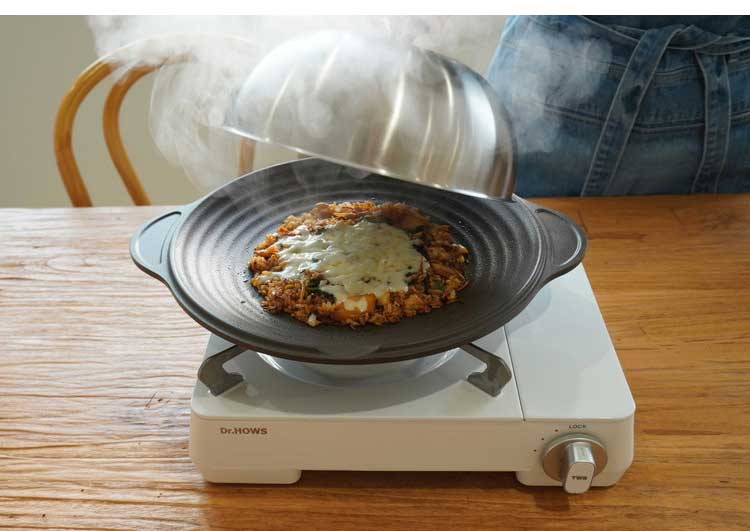 韓国発 Dr.HOWS オーラ 焼き肉プレート用 ドーム蓋 24cm フタ単品 可愛い かわいい おしゃれ ドクターハウス