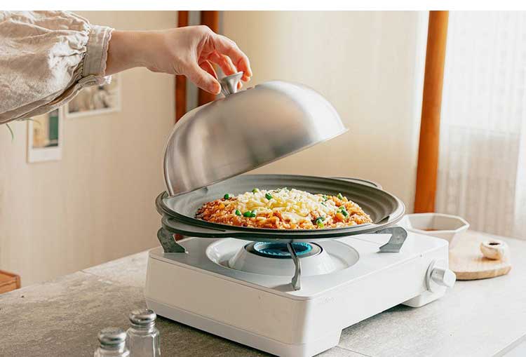 韓国発 Dr.HOWS オーラ 焼き肉プレート用 ドーム蓋 24cm フタ単品 可愛い かわいい おしゃれ ドクターハウス
