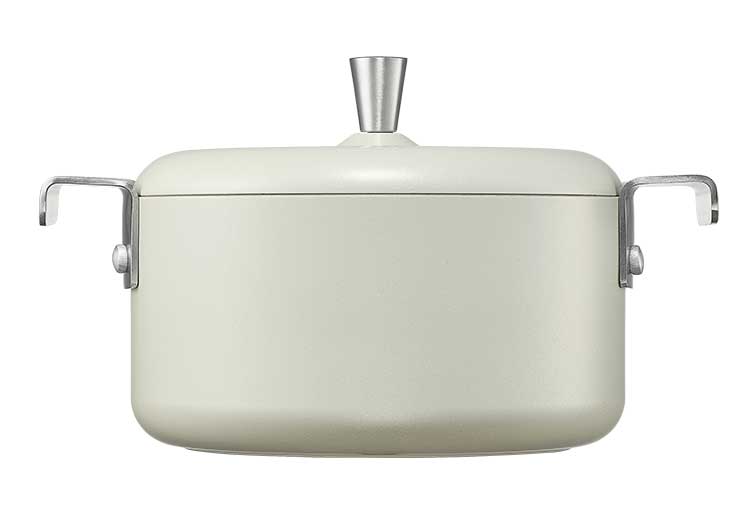 韓国発 Dr.HOWS 両手鍋 16cm フタ付き 直火・IH対応 プレーティング 可愛い かわいい おしゃれ ドクターハウス