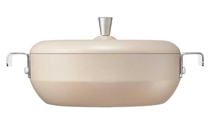 韓国発 Dr.HOWS 両手鍋 20cm フタ付き 直火・IH対応 プレーティング 可愛い かわいい おしゃれ ドクターハウス