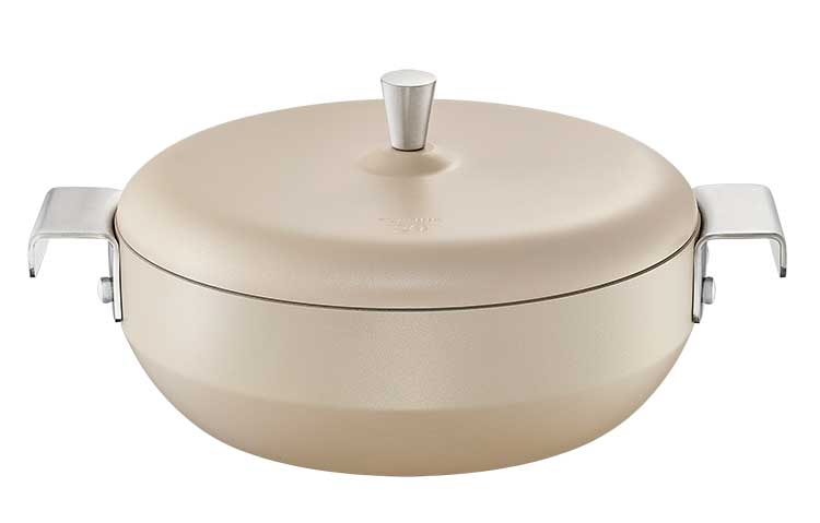 韓国発 Dr.HOWS 両手鍋 20cm フタ付き 直火・IH対応 プレーティング 可愛い かわいい おしゃれ ドクターハウス