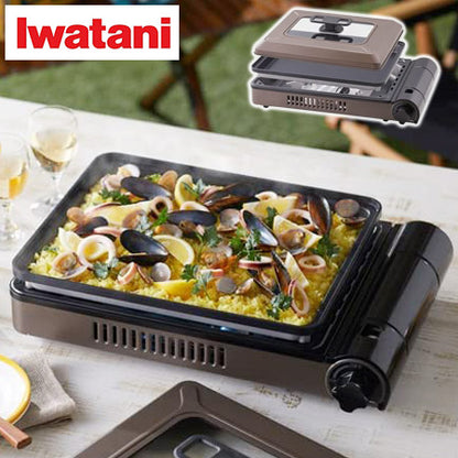 イワタニ Iwatani カセットガス ホットプレート 焼き上手さんβ CB-GHP-B カセットコンロ 直火式 卓上コンロ ガスコンロ バーベキューコンロ BBQコンロ アウトドア キャンプ 防災用品 岩谷