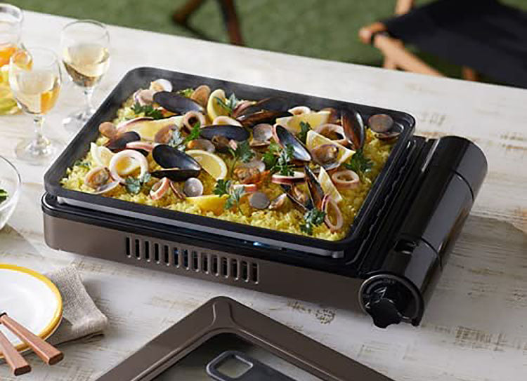 イワタニ Iwatani カセットガス ホットプレート 焼き上手さんβ CB-GHP-B カセットコンロ 直火式 卓上コンロ ガスコンロ バーベキューコンロ BBQコンロ アウトドア キャンプ 防災用品 岩谷