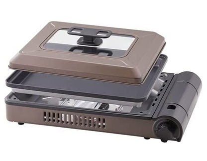 イワタニ Iwatani カセットガス ホットプレート 焼き上手さんβ CB-GHP-B カセットコンロ 直火式 卓上コンロ ガスコンロ バーベキューコンロ BBQコンロ アウトドア キャンプ 防災用品 岩谷