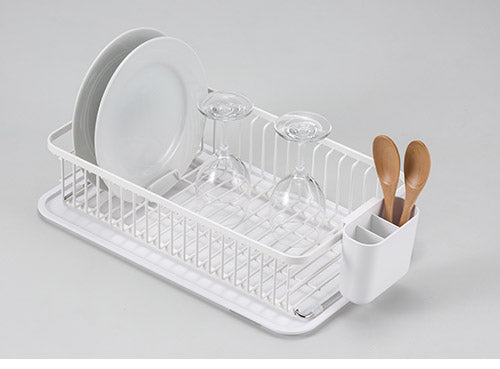 YOHAKU 水切りかご シンクに渡せる シンクオンコンパクトバスケット ピュアホワイト MG-0314 水切りバスケット 水切りカゴ シンク上 水切りラック 和平フレイズ 余白