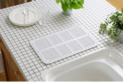 YOHAKU シンプルグラストレー ピュアホワイト MG-0317 トレー・すのこ 和平フレイズ 余白 水切り コップ グラス