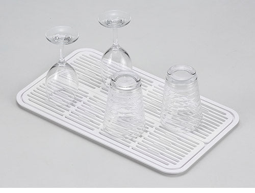 YOHAKU シンプルグラストレー ピュアホワイト MG-0317 トレー・すのこ 和平フレイズ 余白 水切り コップ グラス