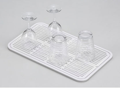 YOHAKU シンプルグラストレー ピュアホワイト MG-0317 トレー・すのこ 和平フレイズ 余白 水切り コップ グラス