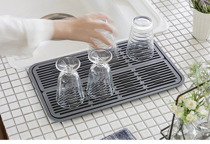 YOHAKU シンプルグラストレー ライトグレー MG-0318 トレー・すのこ 和平フレイズ 余白 水切り コップ グラス