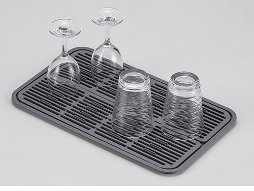 YOHAKU シンプルグラストレー ライトグレー MG-0318 トレー・すのこ 和平フレイズ 余白 水切り コップ グラス