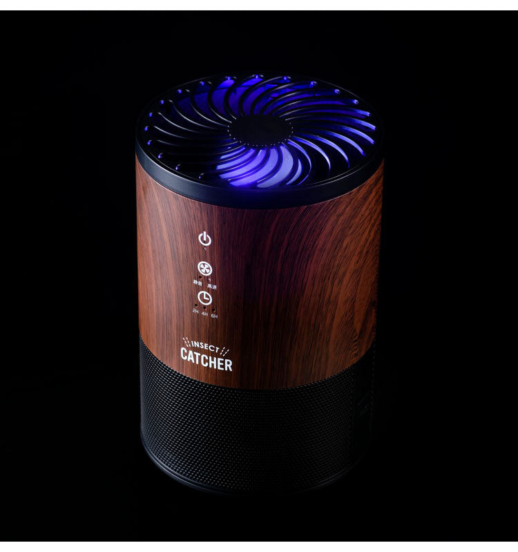 APIX アピックス LED蚊取り捕虫器 AIC-40M 木目調 おしゃれ 捕虫器 捕虫機 蚊取り器 蚊取り機 LED式 蚊取り おしゃれ シンプル モダン リビング 新生活 一人暮らし(代引不可)