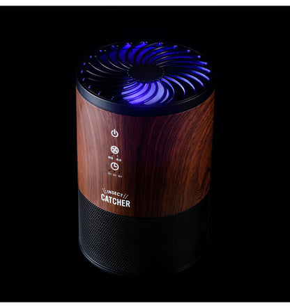 APIX アピックス LED蚊取り捕虫器 AIC-40M 木目調 おしゃれ 捕虫器 捕虫機 蚊取り器 蚊取り機 LED式 蚊取り おしゃれ シンプル モダン リビング 新生活 一人暮らし(代引不可)