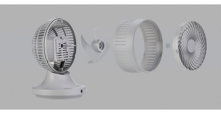 APIX アピックス お掃除簡単サーキュレーター AFC-370R 工具不要 簡単分解 熱中症対策自動運転 オフタイマー アロマ 扇風機 首振り おしゃれ(代引不可)