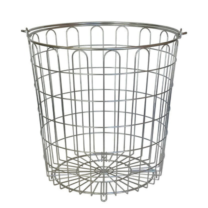 大木製作所 日本製 ステンレス ランドリーバスケット 洗濯かご シルバー 洗濯物干し ランドリー 収納 シンプル 丈夫 Ohki