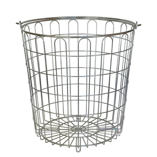 大木製作所 日本製 ステンレス ランドリーバスケット 洗濯かご シルバー 洗濯物干し ランドリー 収納 シンプル 丈夫 Ohki